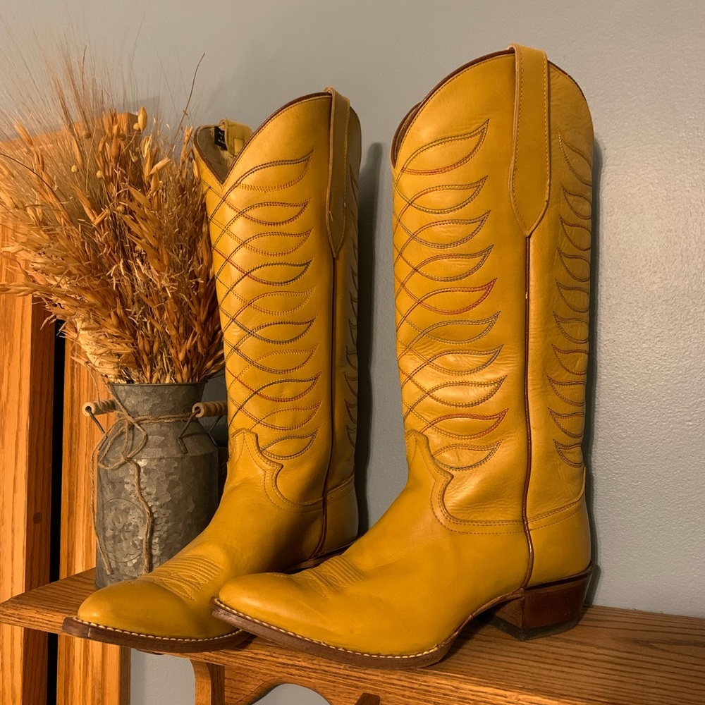 Justin Whitley Round Toe Boots